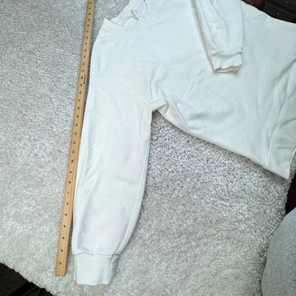 Lululemon Perfectly Oversized Crew Sweatshirt White